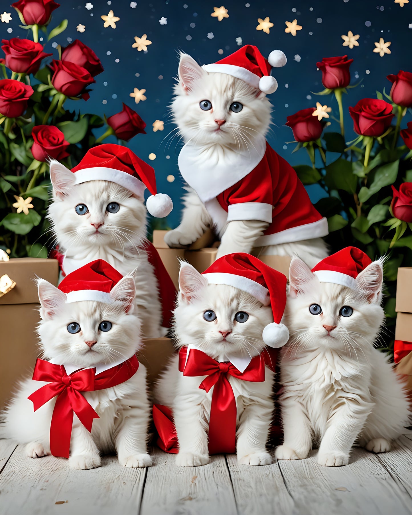 Christmas Cats and Dogs Digital Download Bundles