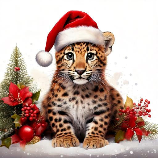 CHRISTMAS ANIMAL Ready To Press Sublimation Heat Transfer Print Bundles Of 10 Prints (LMHCHRISTMASANIMALS1-1000)