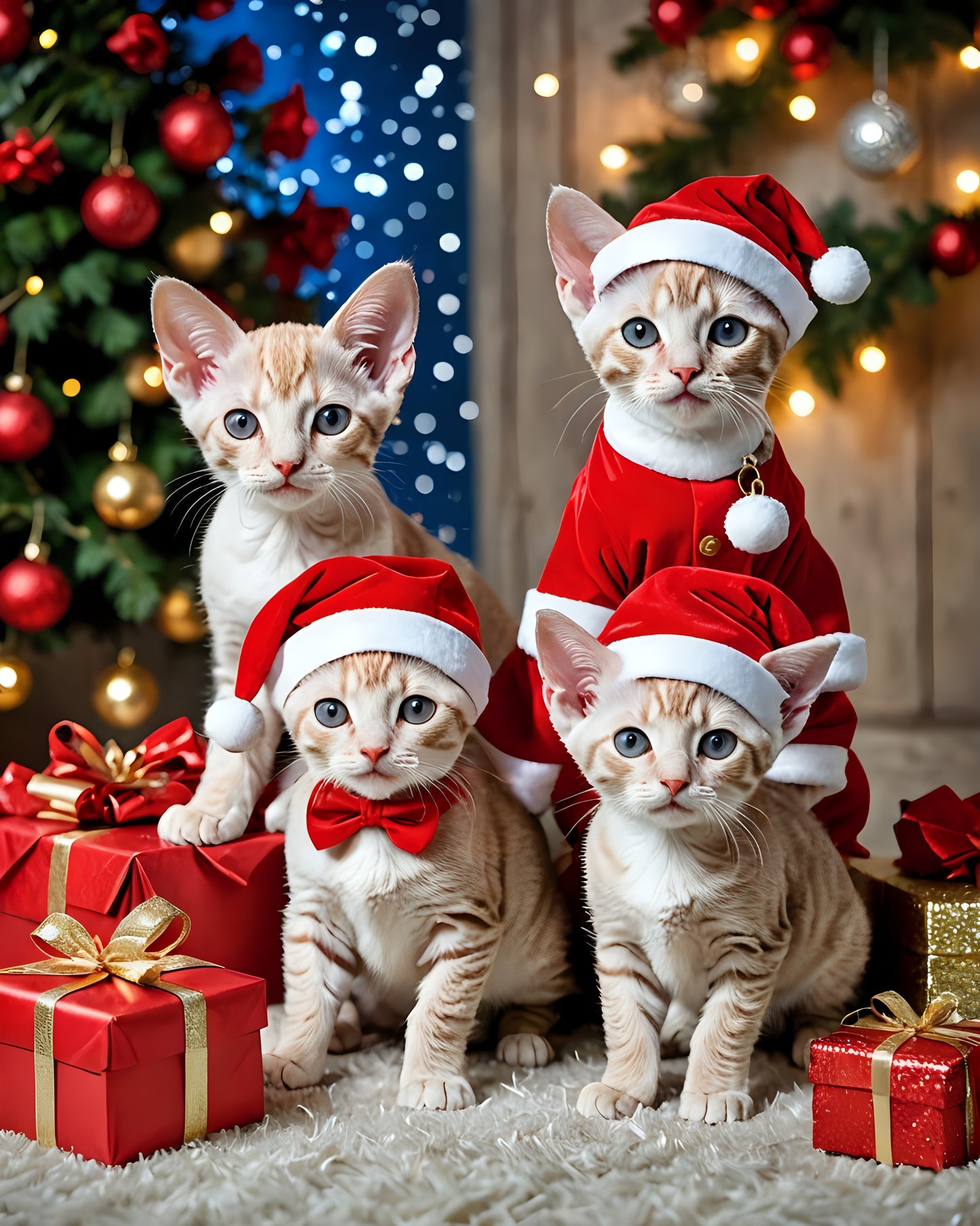 Christmas Cats and Dogs Digital Download Bundles