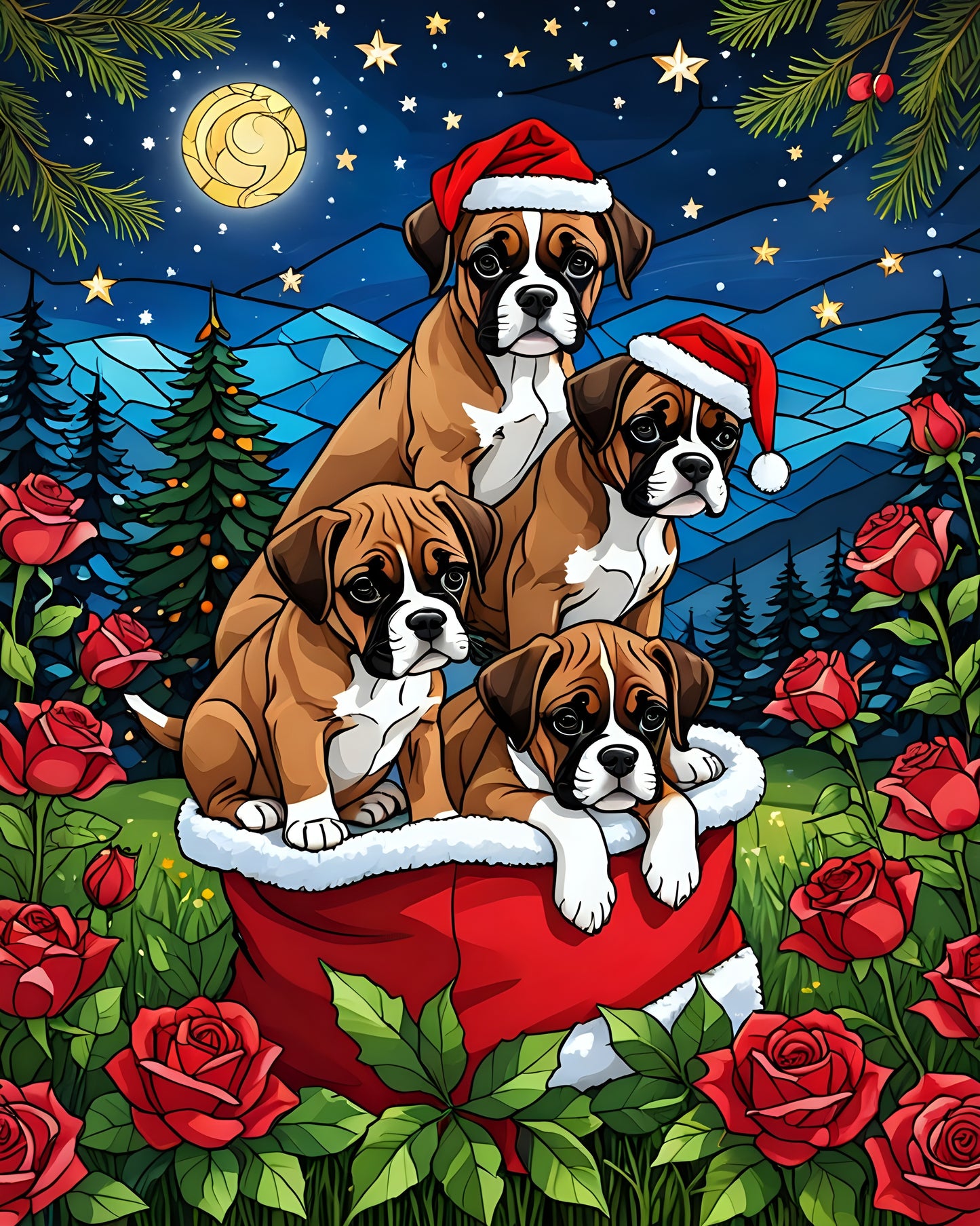 Christmas Cats and Dogs Digital Download Bundles