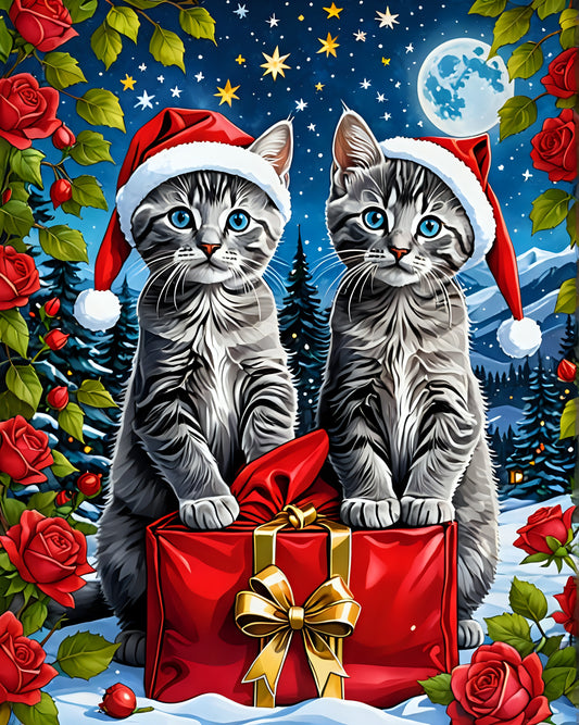 Christmas Cats and Dogs Digital Download Bundles