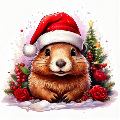 CHRISTMAS ANIMAL Ready To Press Sublimation Heat Transfer Print Bundles Of 10 Prints (LMHCHRISTMASANIMALS1-1000)