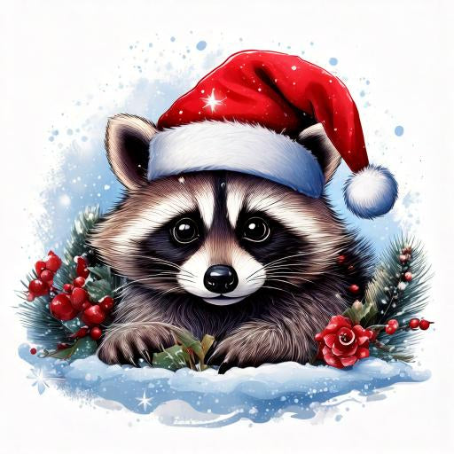 CHRISTMAS ANIMAL Ready To Press Sublimation Heat Transfer Print Bundles Of 10 Prints (LMHCHRISTMASANIMALS1-1000)