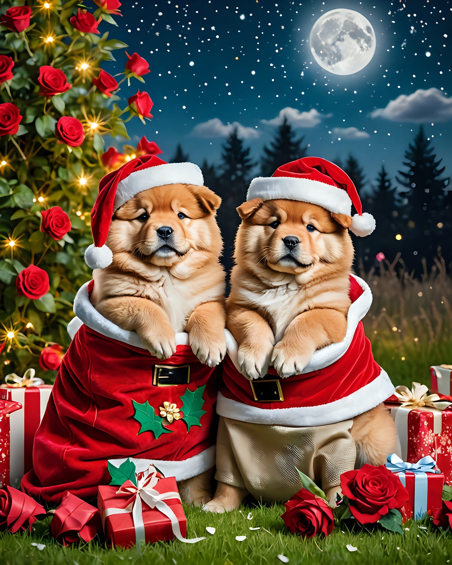 Christmas Cats and Dogs Digital Download Bundles